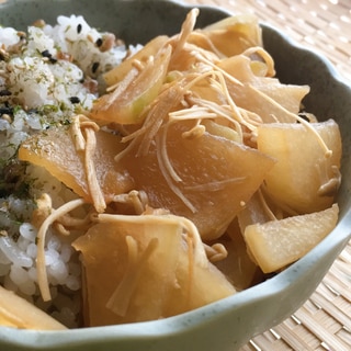 冬瓜とえのきの醤油炒め